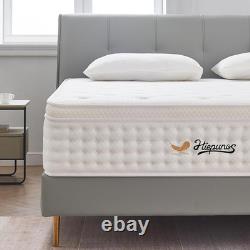 Luxury Hybrid Pocket Spring Memory Foam Mattress Orthopedic Medium Firm Euro Top