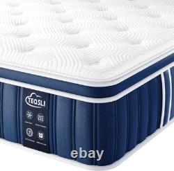 Luxury Hybrid Pocket Sprung Memory Foam Mattress 27cm Pillow Top Orthopaedic UK
