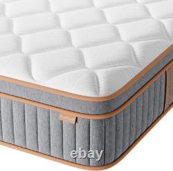Luxury Orthopaedic Hybrid Mattress Memory Foam Pocket Sprung Comfort Sleep Home
