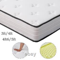 Luxury Orthopaedic Pocket 4000 Sprung Mattress 3ft 4ft 4ft6 5ft King Size