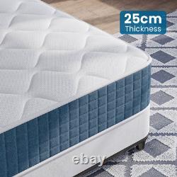Luxury Orthopaedic Pocket Sprung Memory Foam Mattress 3FT 4FT 4FT6 5FT KING SIZE