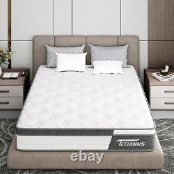 Luxury Orthopaedic Quilted Memory Foam Pocket Sprung Mattress in Box 3FT 4FT 5FT