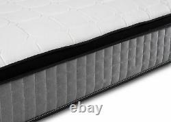 Luxury Pillow Top Single Double King Size 3000 Pocket Sprung Cashmere Mattress