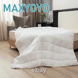MAXYOYO Memory Foam Mattress Topper Cooling Gel Mattress Pad Extra Deep Pocket