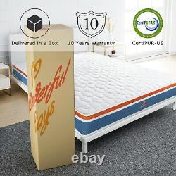 MAXZZZ 20cm High Pocket Sprung Memory Foam Mattress Single Double Mattresses