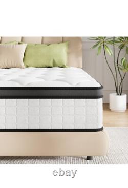 Mattress 10.6 Inch Single Memory Foam Pocket Spring Mattress 3FT Medium Firm
