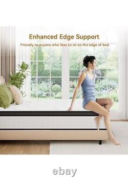 Mattress 10.6 Inch Single Memory Foam Pocket Spring Mattress 3FT Medium Firm