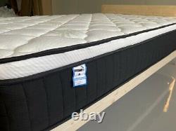 Mattress 12in Double 4ft6 Memory Foam Sprung with Pocket Spring System CoolBlack