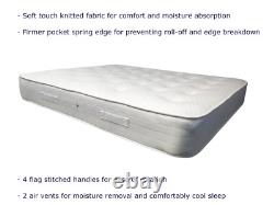 Mattress Memory Foam Pocket Spring Hotel Quality 3FT 4FT6 Double 5FT King 6FT