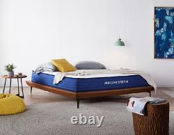 Mattress Memory Foam Sprung Aloe Vera Fabric with Pocket Spring Double 23cm 9in