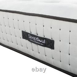 Mattress, SleepSoul Harmony Memory Foam Pocket Spring Mattress with 5 Options