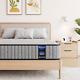 Mellsom Super King Mattress 6ft, Gel Memory Foam 7 Zone Pocket Sprung Hybrid 8
