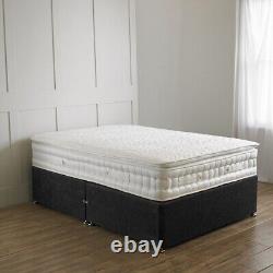 Memory Foam 3000 Pillow Top Pocket Mattress, 3ft 4ft 4ft6 Double 5ft King Size