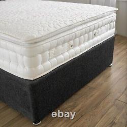 Memory Foam 3000 Pillow Top Pocket Mattress, 3ft 4ft 4ft6 Double 5ft King Size