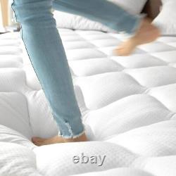 Memory Foam 7 Zone Pocket Spring Mattress Motion Isolation Breathable 3FT 4FT