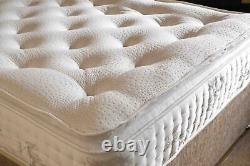 Memory Foam Hybrid 5000 Pillow Top Pocket Sprung Mattress 3ft 4ft 4ft6 5ft 6ft