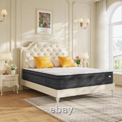 Memory Foam Hybrid Mattress Pocket Sprung 3FT Single 190x90cm 25cm Medium Firm