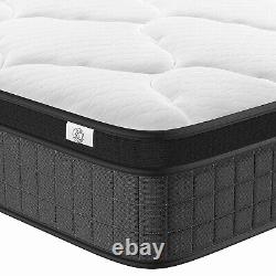 Memory Foam Matress Luxury Sprung Mattress 3ft Single 4ft6 Double 5ft King 6ft