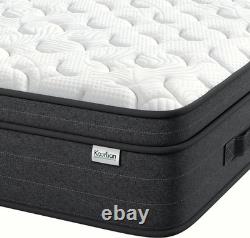 Memory Foam Matress Luxury Sprung Mattress 3ft Single 4ft6 Double 5ft King 6ft