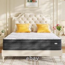 Memory Foam Matress Luxury Sprung Mattress 3ft Single 4ft6 Double 5ft King 6ft
