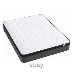 Memory Foam Matress Luxury Sprung Mattress 3ft Single 4ft6 Double 5ft King 6ft
