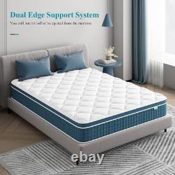 Memory Foam Matress Luxury Sprung Mattress 3ft Single 4ft6 Double 5ft King 6ft