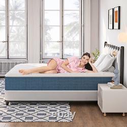 Memory Foam Matress Luxury Sprung Mattress 3ft Single 4ft6 Double 5ft King 6ft