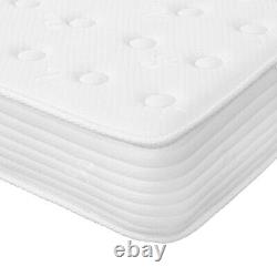 Memory Foam Mattress 3FT Single 4FT6 Double 5FT King Sprung Bed Orthopaedic