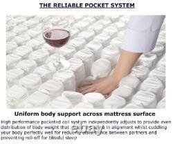 Memory Foam Mattress Cool Gel Pocket Spring Mattress 4FT6 Double 5FT King 6FT