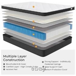 Memory Foam Mattress Orthopaedic Double King 4ft6 5ft 6ft 4 5 6 8 10 12