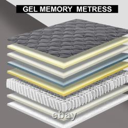 Memory Foam Mattress Orthopaedic Luxury Pocket Sprung Mattress 3FT 4FT 4FT6 5FT