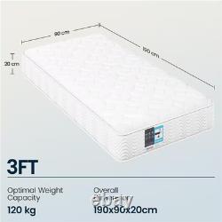 Memory Foam Mattress Single/Double Pocket Spring Hybrid Mattress 3D Memory Foam