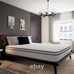 Memory Foam Mattress Sprung Matress 4FT6 Double 5FT King Medium Firm