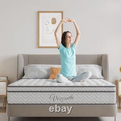 Memory Foam Mattress Sprung Matress 4FT6 Double 5FT King Medium Firm