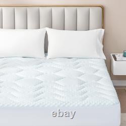 Memory Foam Mattress Topper Double Bed Gel Mattress Pad with Extra Deep Pocket