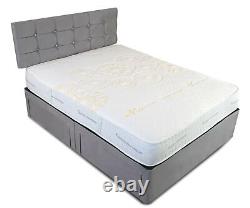 Memory Foam Natural Bamboo 2000 Pocket Spring Mattress Double 4ft6 King 5ft 6ft