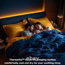 Memory Foam Pocket Spring Mattress Cool Gel 4FT6 Double 5FT King 6FT Super King