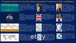 Memory Foam Pocket Spring Mattress Cool Gel 4FT6 Double 5FT King 6FT Super King