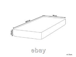 Memory Foam Pocket Spring Mattress FLUFFY Medium 90 x 200 cm (EU Single)