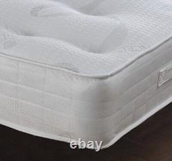 Memory Foam Pocket Sprung 10 Inch Deep Quilted Mattress Single, Double, King