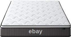 Memory Foam Pocket Sprung Double Mattress 4FT6 135x190cm 25cm Height Medi