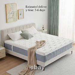 Memory Foam Pocket Sprung Hybrid Mattress Medium Firm Orthopaedic Mattress