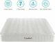Memory Foam Pocket Sprung Mattress 4ft6 Double Hybrid & 7 Zoned Support 9 Thick
