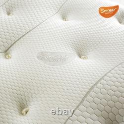 Memory Foam Pocket Sprung Sareer Matrah Mattress 2ft 3ft 4ft 4ft6 5ft 6ft