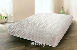 Memory Foam Quilted Pocket Sprung Mattress 3ft Single, 4ft6 Double, 5ft King