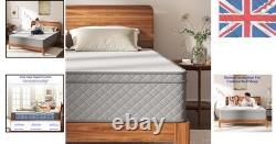 Memory Foam Single Mattress 12-Inch Pocket Sprung Comfort with 30cm Depth