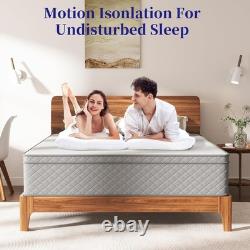 Memory Foam Single Mattress 12-Inch Pocket Sprung Comfort with 30cm Depth