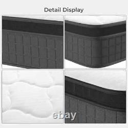 Memory Foam Sprung Mattress Hybrid 3ft Single 4ft 4ft6 Double 5ft King 6FT 25CM