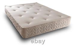 Memory Foam orthopaedic 22 CM Deep Sprung Matt 9 INCH ALL SIZES AVAILABLE