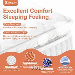 Memory Form Mattress Pocket Sprung Stainless Ergonomic Anti-mite 3 SIZE Bed